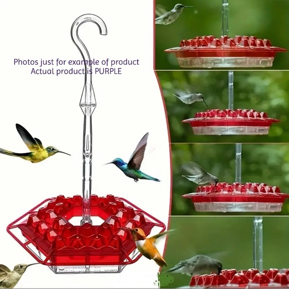 New Purple Hummingbird Feeder - Picture 3 of 3